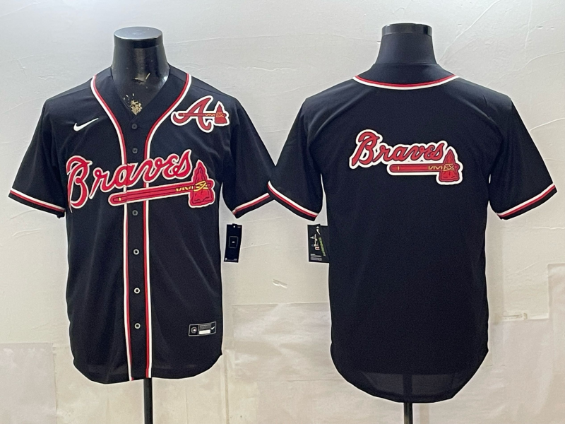 Men Atlanta Braves blank black Nike 2026 Jersey 0528005->atlanta braves->MLB Jersey